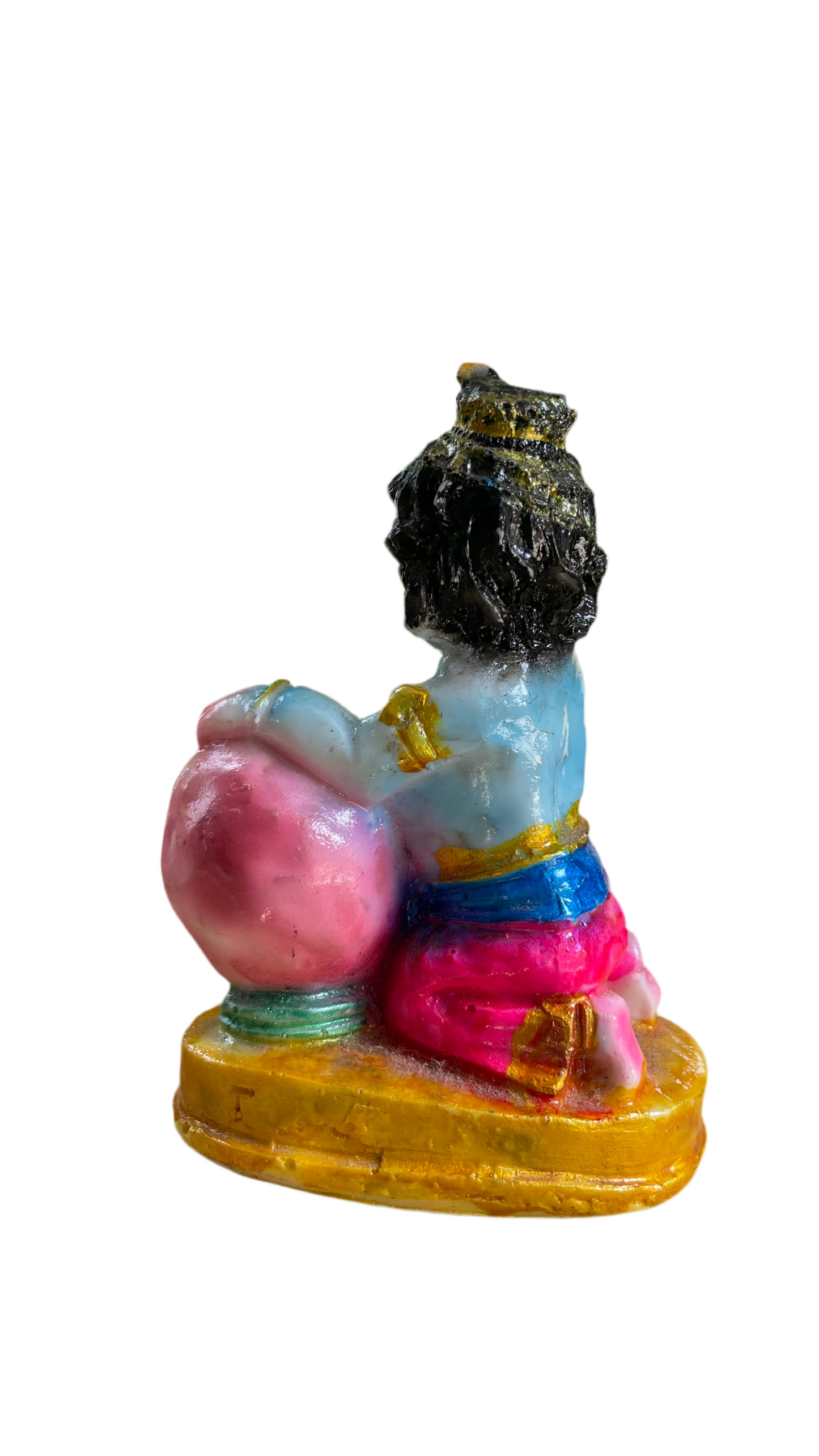 Laddu Gopal Ji Idol | Makhan Chor
Krishna Murti for Home & Office Decor | 4.5 Inch x 3 Inch cm | Marble Dust Statue of Lord Shri Krishna