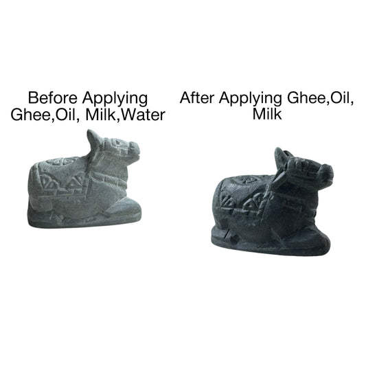 Handmade Nandi 2.5 Inch made of stone