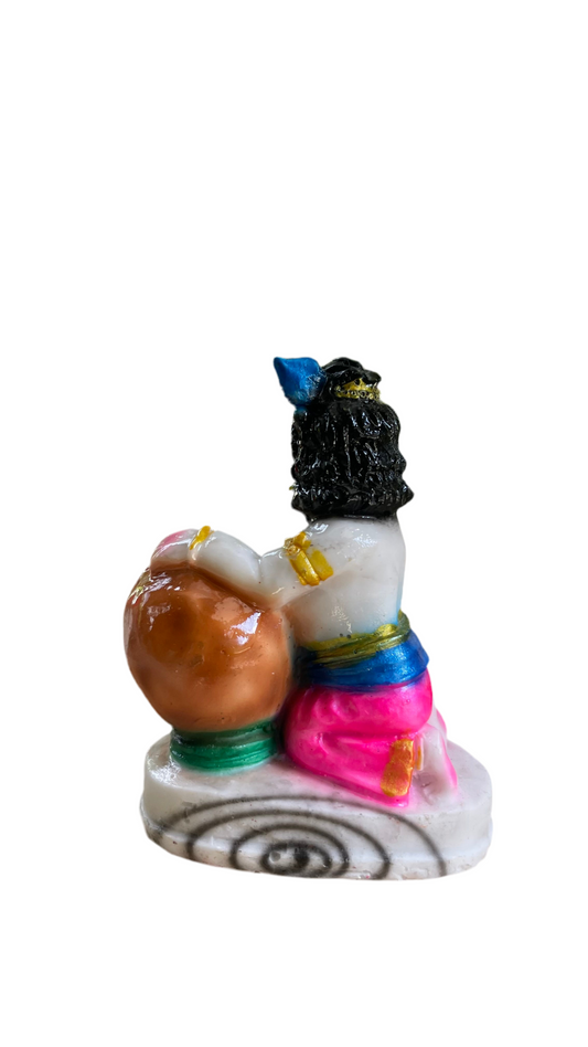 Laddu Gopal Ji Idol | Makhan Chor
Krishna Murti for Home & Office Décor | 4.5 Inch x 3 Inch | Resin Statue of Lord Shri Krishna