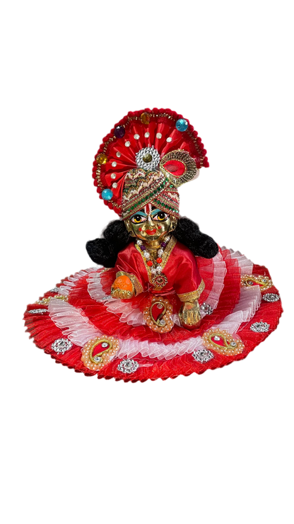 Premium Brass(Pital)1kg(5/3Inch)
Laddu Gopal - Krishna
Bal Gopal Idol for Pooja