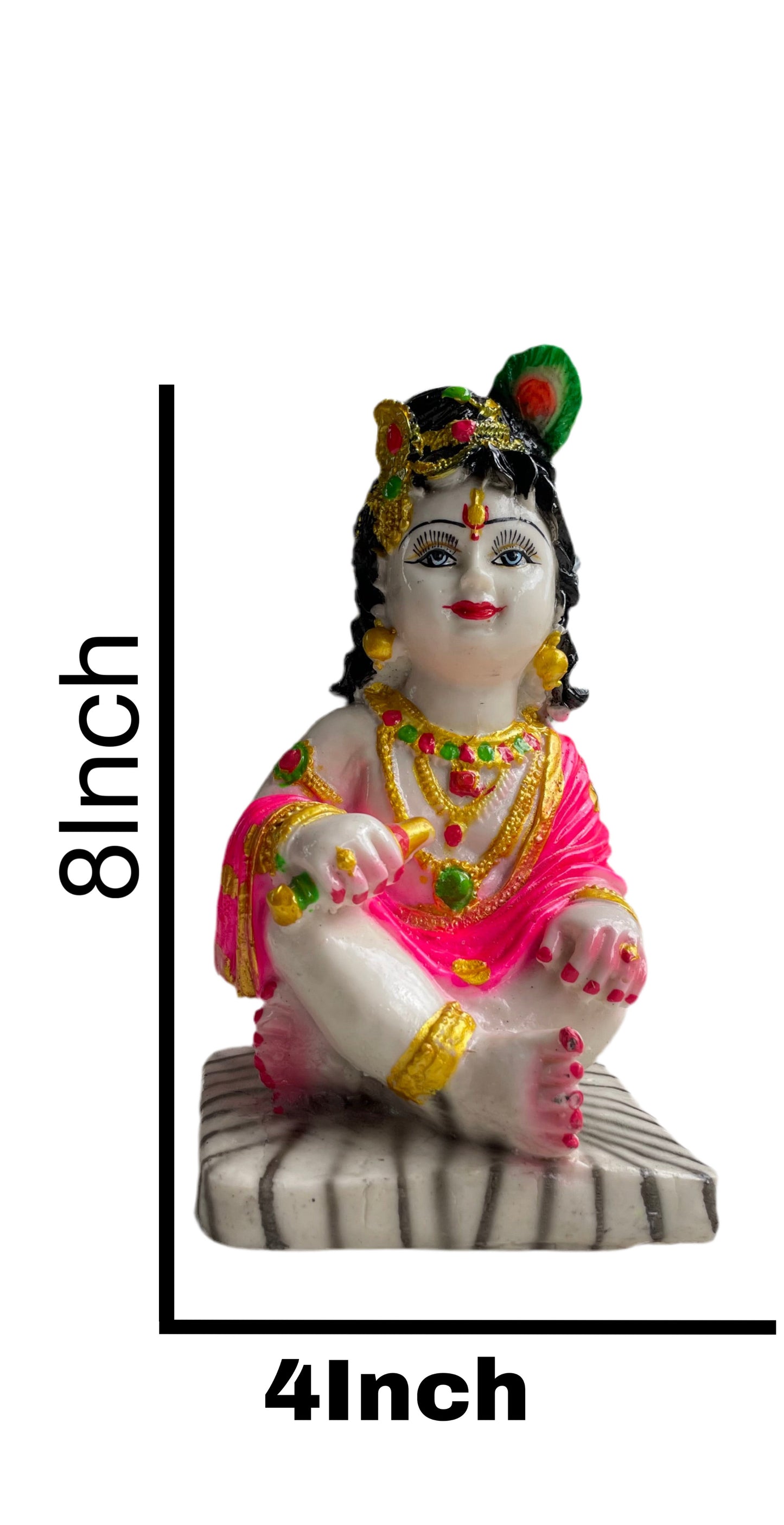 Laddu Gopal Idol made of marble dust