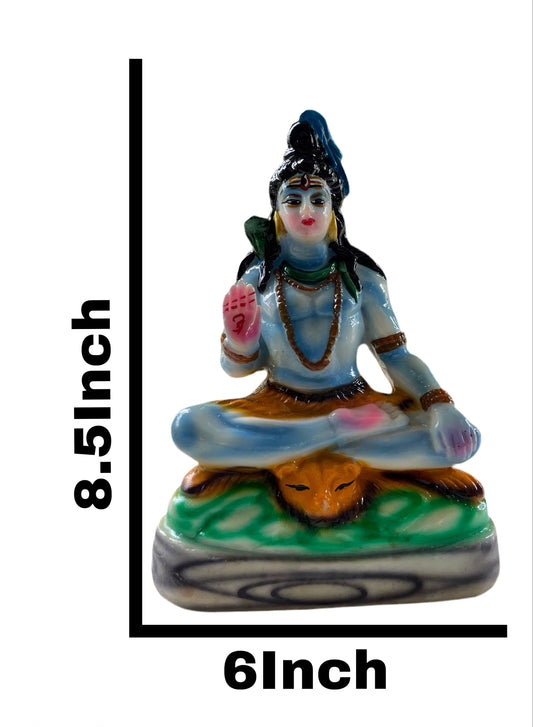Lord Shiva Idol (8.5Inch/6Inch) made up Marvel dust