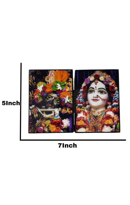 Mayapur Iskcon Radha Madhav, photo frame(5/7 Inch)