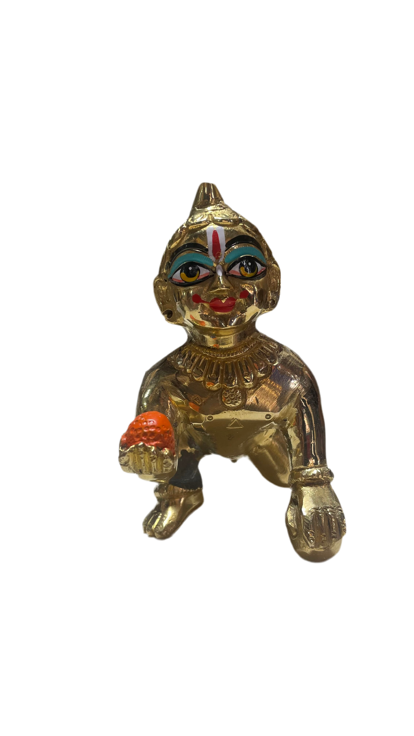 Premium Brass(Pital)1kg(5/3Inch)
Laddu Gopal - Krishna
Bal Gopal Idol for Pooja
