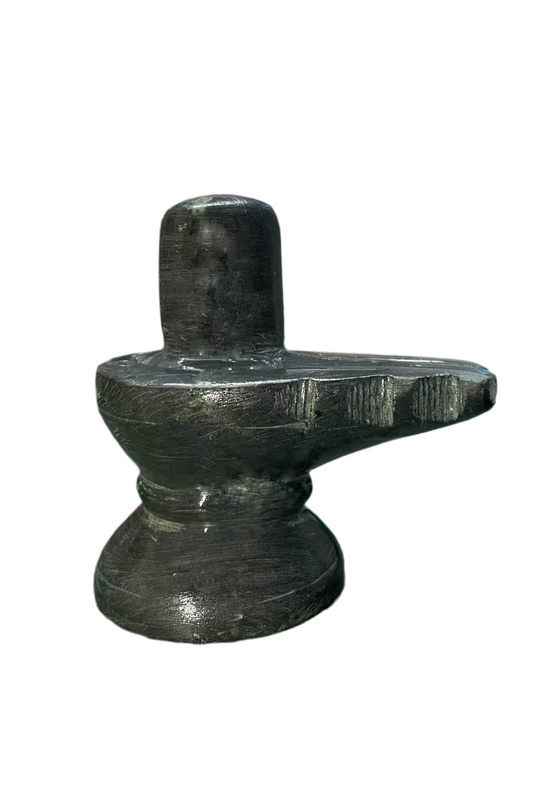 Handmade Shivling 3.5 Inch made of stone