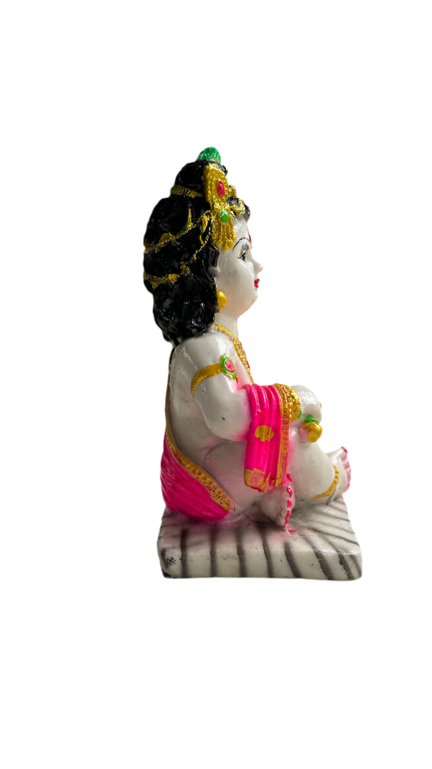 Laddu Gopal Idol made of marble dust