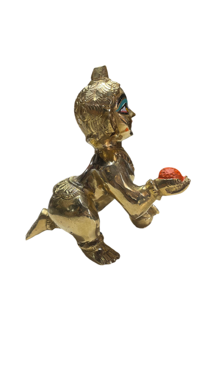 Premium Brass(Pital)1kg(5/3Inch)
Laddu Gopal - Krishna
Bal Gopal Idol for Pooja