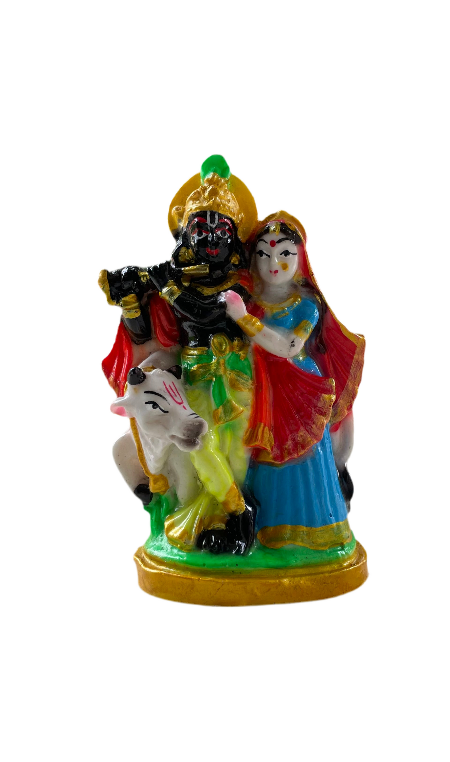 Radha Madhav Idol Made of Marble dust (5/3Inch)